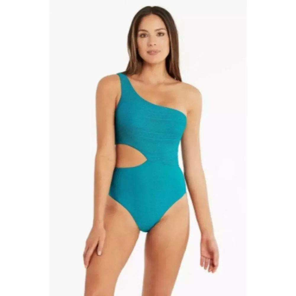Sea Level Australia Amazing Lace Women's One Shoulder One Piece Swimsuit…